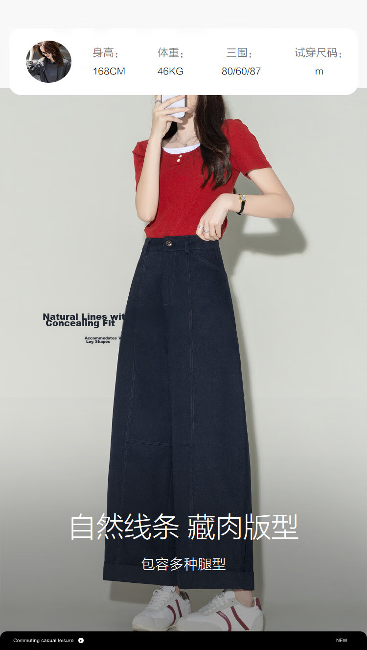 Demana [Cloud Soft Pure Cotton] Spring Curved Hem Cropped Pants Commuter Cuffed Loose Slim Petite Casual Pants for Women Premium 11