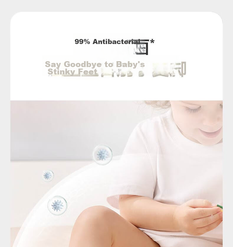 Babycare Children's Socks Boys Cotton Socks Girls Floor Socks Baby Toddler Socks Newborn Infant Socks Milk Coffee Green 3 Pairs Size S 38
