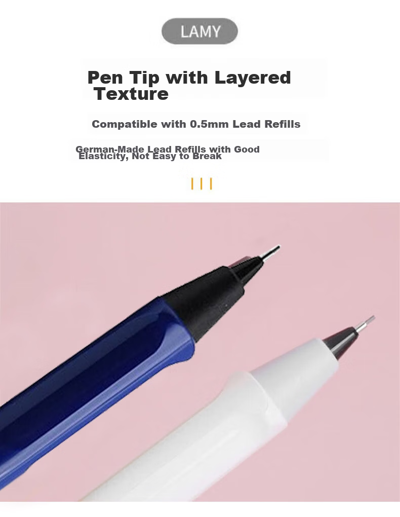 LAMY Germany Imported Safari Mechanical Pencil Red Hunting Series Daily Writing Pen Bulk Custom Gift Multi-Color Options for Elementary Students Children Practice Writing 13