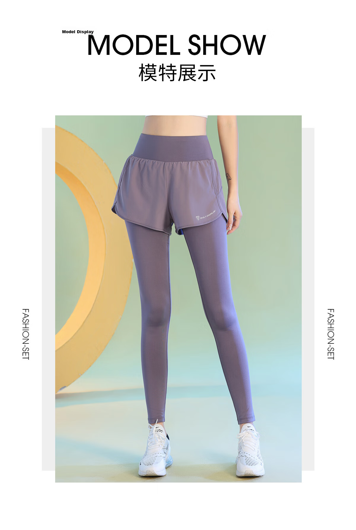 Baisirong Quick-Dry Yoga Pants for Women Spring Summer Loose Fit Versatile Fitness Running Sports Outdoor Cycling Training Trousers 6