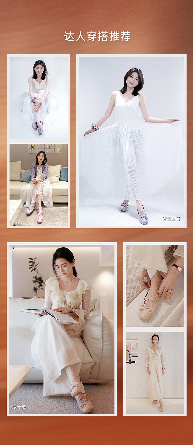 Le Saunda Cloud Ballet Flats, 2025 New Mary Jane Sheepskin Flat Shoes for Women 09901, Peach Pink BEK, Size 35 13