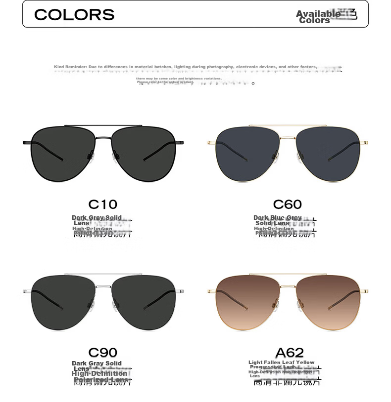 BOLON Bolon 2026 Aviator Sunglasses UV Protection Driving Sunglasses Unisex BL7218C90 9