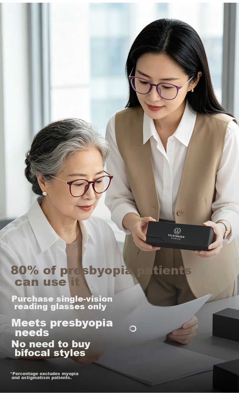 Volkswagen Genuine German Reading Glasses for Women Anti-Blue Light Ultra-Light Eyewear Mother's Day Gift for Mom 652-350 3