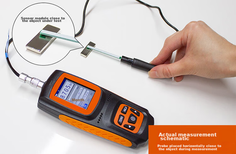 Aikosi Handheld Gauss Meter High-Precision Tesla Meter Magnetic Field Strength Tester Magnetic Remanence Detector (±1%) 16