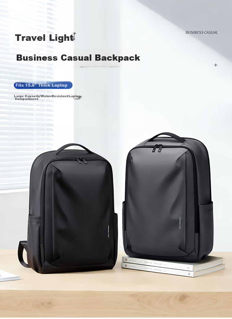 GOLF Men's Backpack 15.6/16 Inch Laptop Bag Huawei Business Travel Casual Backpack 2