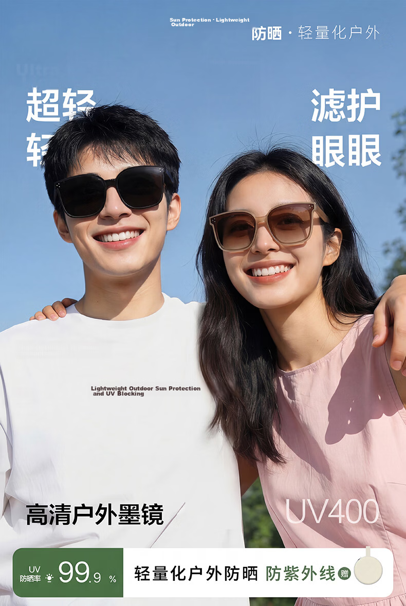 Benshiji 2026 New Women's High-End Sunglasses UV Protection Polarized Driving Sunglasses for Men 2