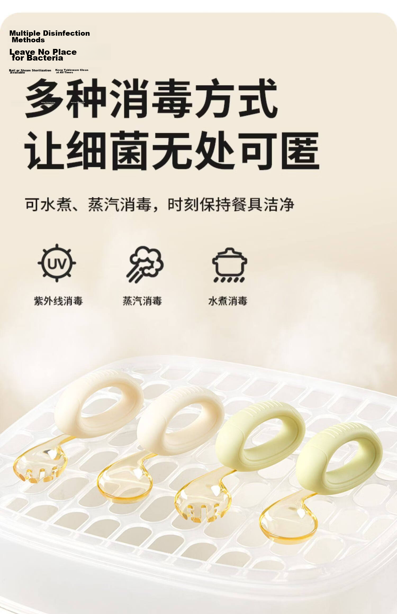 AIBEDILA Silicone Baby Feeding Spoon Infant Food Spoon Baby Rice Cereal Feeding Spoon Children's Tableware 6-36 Months Lunch Box 15