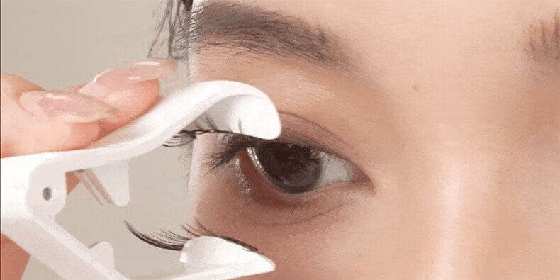 WOSADO Yuetong Wide Magnetic False Eyelashes Pear Flower Black Wide Korean Natural Style 7