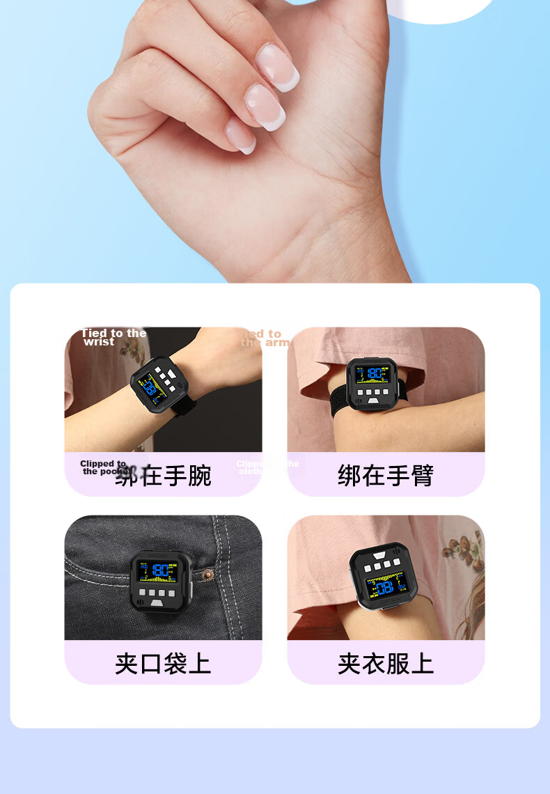 Romusic Running Metronome Ultra Slow Running Frequency 180 Sports Electronic Watch Professional Beat Timer S2 White 6