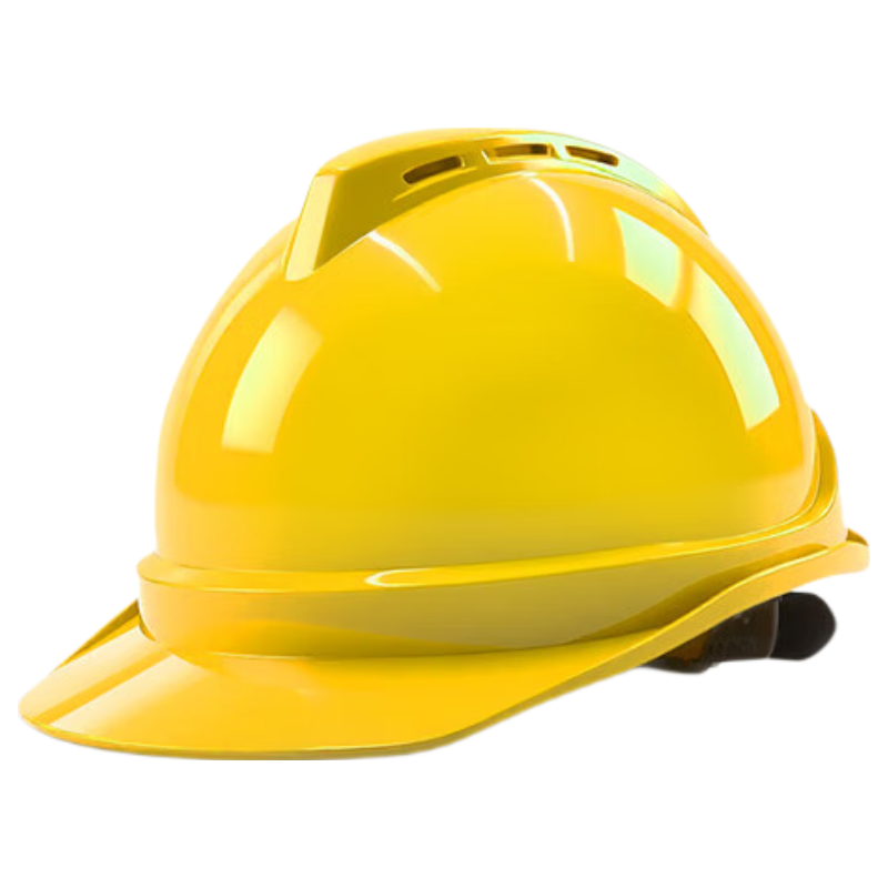 Huixiang JD Industrial Private Label 2025 New National Standard Breathable Construction Safety Helmet Yellow with Knob