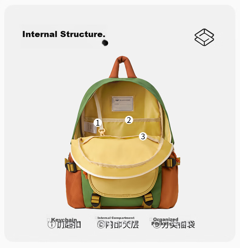 MR.ACE HOMME KIDS Lightweight Water-Resistant Kindergarten School Backpack Parent-Child Outdoor Travel Girls Grade 1 Student Shoulder Bag 16