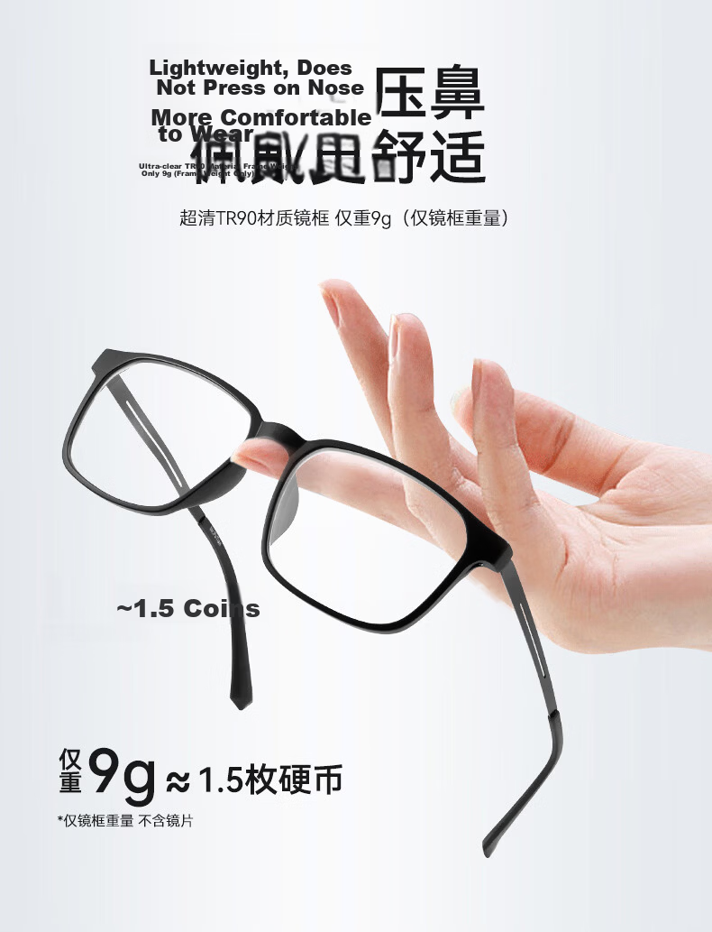 Mr.PuTian Reading Glasses for Men And Women, Anti-Blue Light, Bifocal Integrated Lens, Smart Auto-Focus Reading Glasses, Wearable While Walking 14