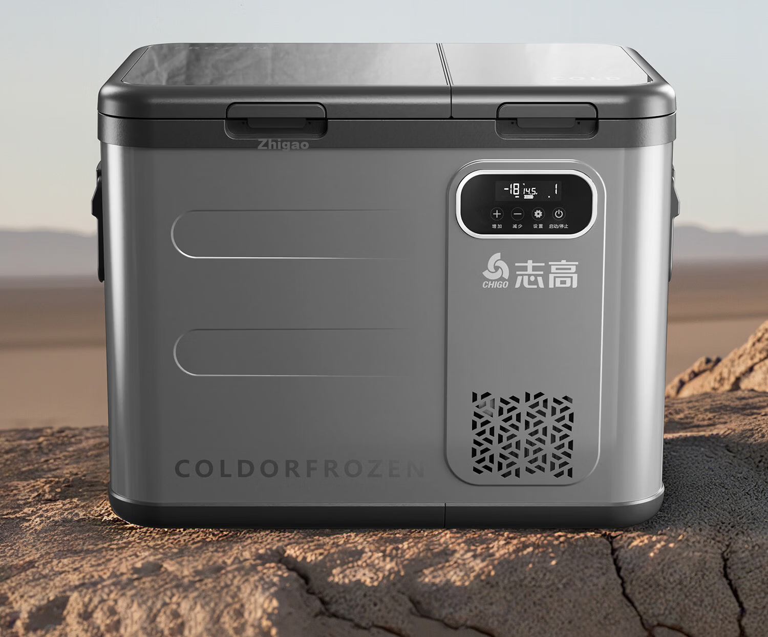 CHIGO Car Refrigerator Freezer and Cooler Dual Use for Vehicle and Home 12V 24V 220V Large Capacity Truck Dedicated Compressor Cooling Cabinet 25
