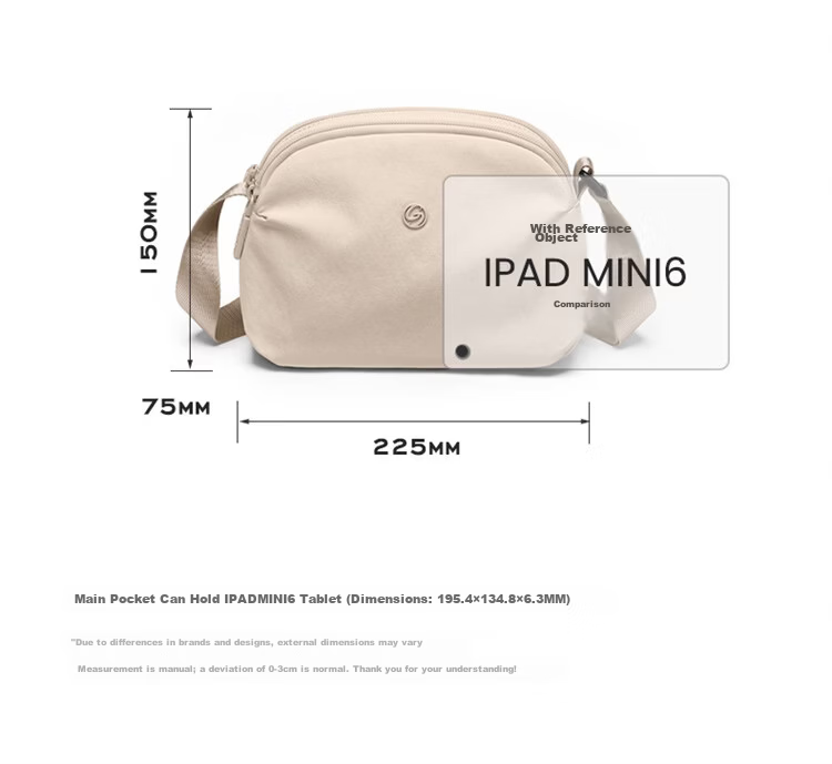 GOLF Lightweight Crossbody Bag Women's Commuter Shoulder Bag Casual Outdoor Sports Cycling Small Shoulder Bag Large Capacity Travel Small Bag 19