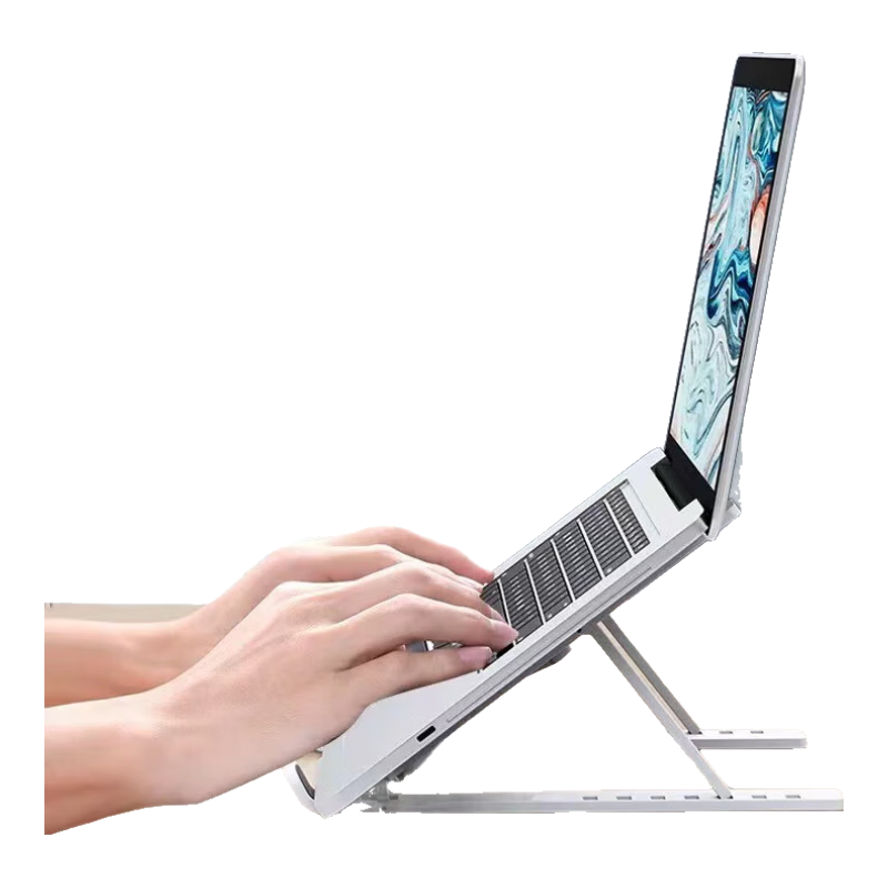 Home Maid Laptop Stand, N3 Foldable Height-Adjustable Cooling Base, Tablet Computer Desktop Portable Stand