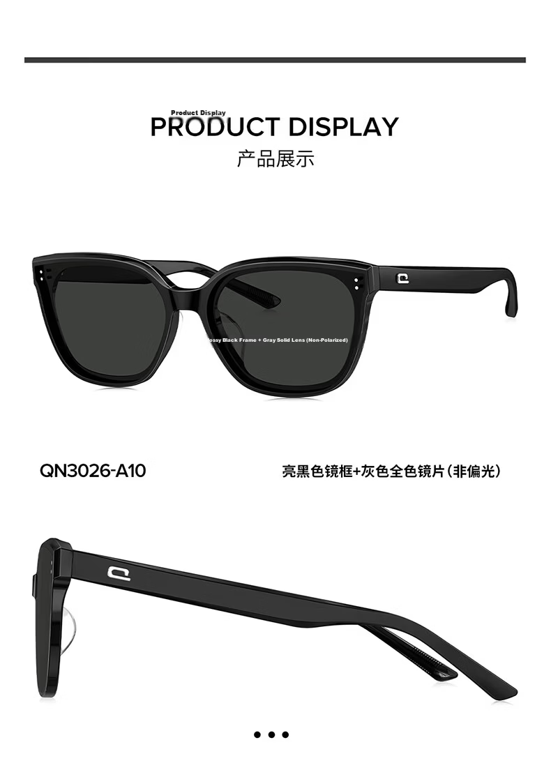 QINA [Hou Minghao Same Style] 2026 New UV Protection Sunglasses Driving Sunglasses Unisex QN3010A92 5