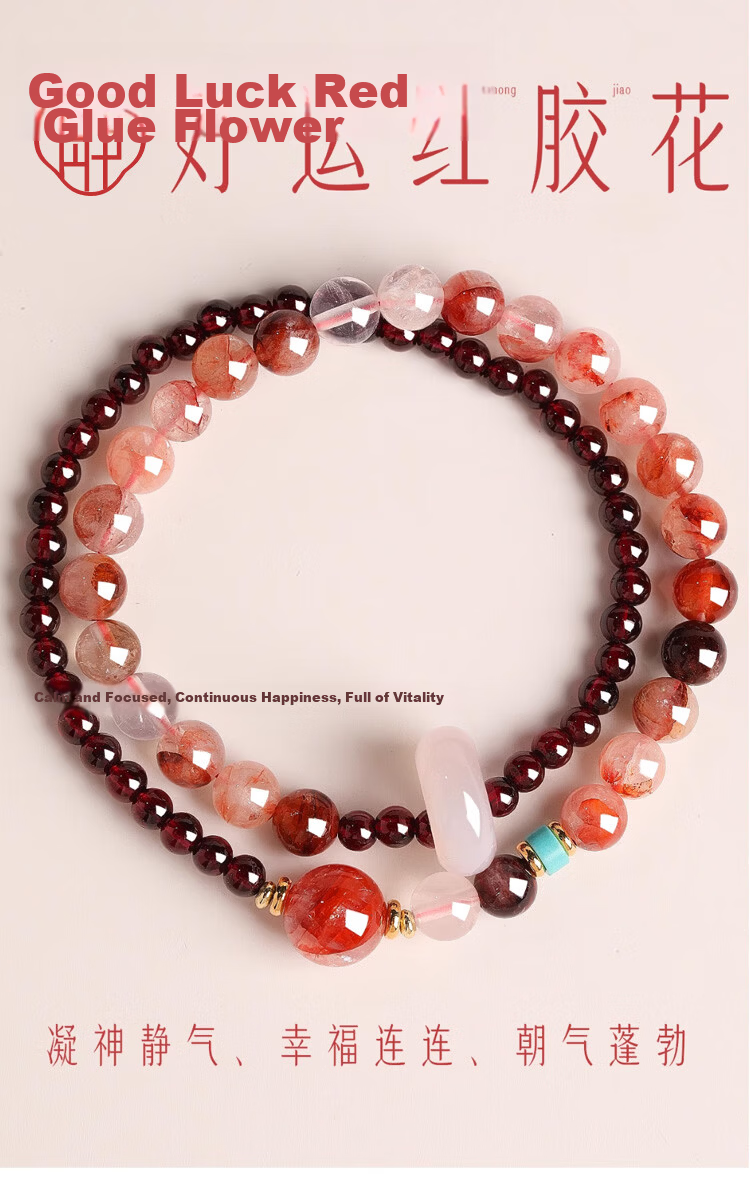 Elegant Style Amethyst Bracelet Black Gold Agate Double Circle Stackable High-End Jewelry Anniversary Birthday Gift for Women 1