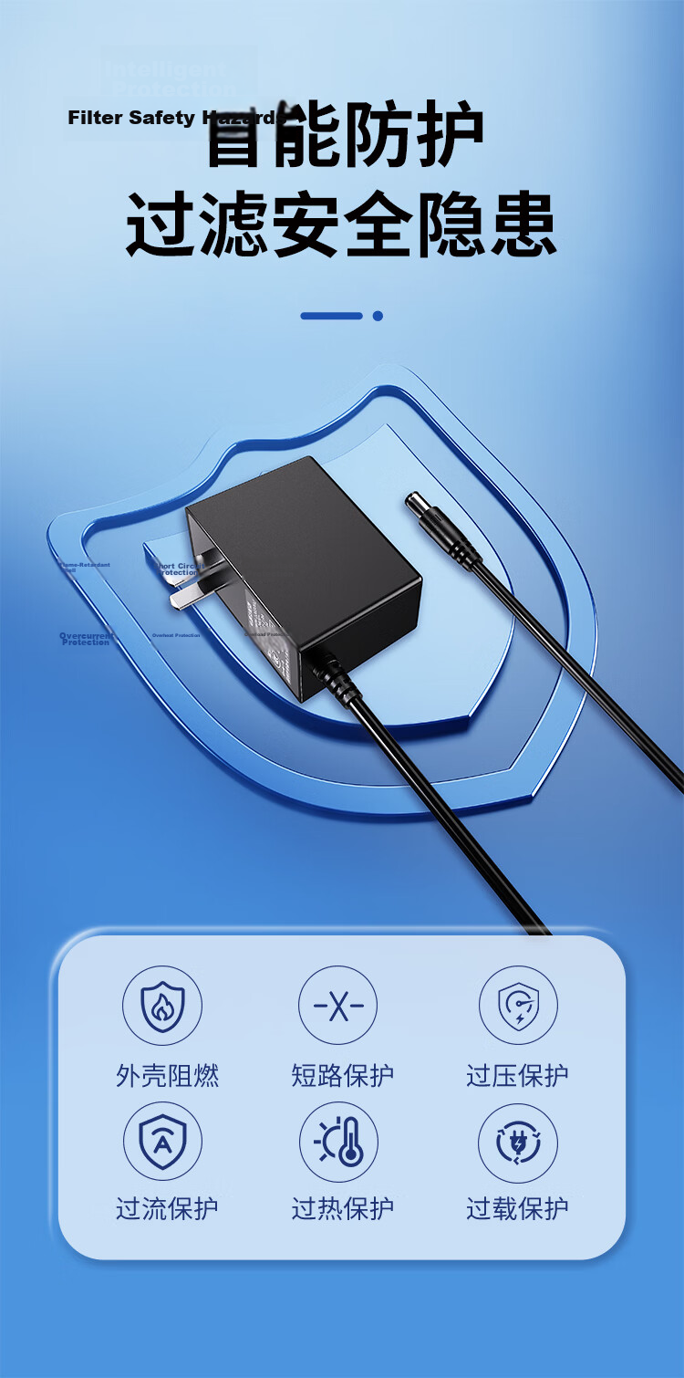 NVV 15V 2A Power Adapter for Computer Monitor Wall-Mounted POE Switch Sansui Outdoor Speaker Trolley Speaker Charger 5.5x2.5mm 5