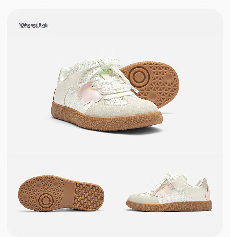 Balabala [balaOne] Kids Casual Shoes Girls Trainer Shoes 2026 Summer Sneakers Sweet Style 18