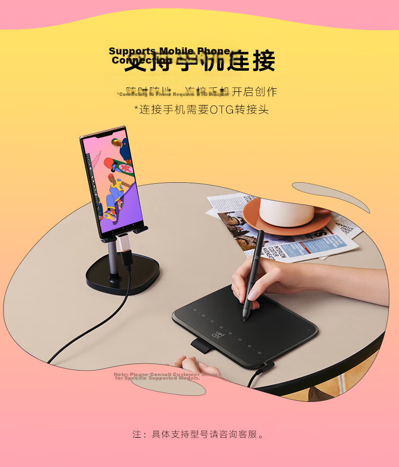 XP-Pen Deco Pro LW 2nd Generation Digital Drawing Tablet DP 2nd Gen Graphics Tablet Computer Drawing Pad Handwriting Tablet Compatible with PC and Mobile Electronic Drawing and Writing Pad 5
