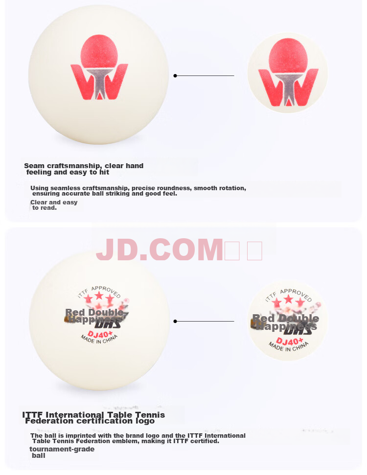 DHS Table Tennis National Team Commemorative Balls with Ma Long, Wang Chuqin, Sun Yingsha And Xiao Portrait, Set of 12 12