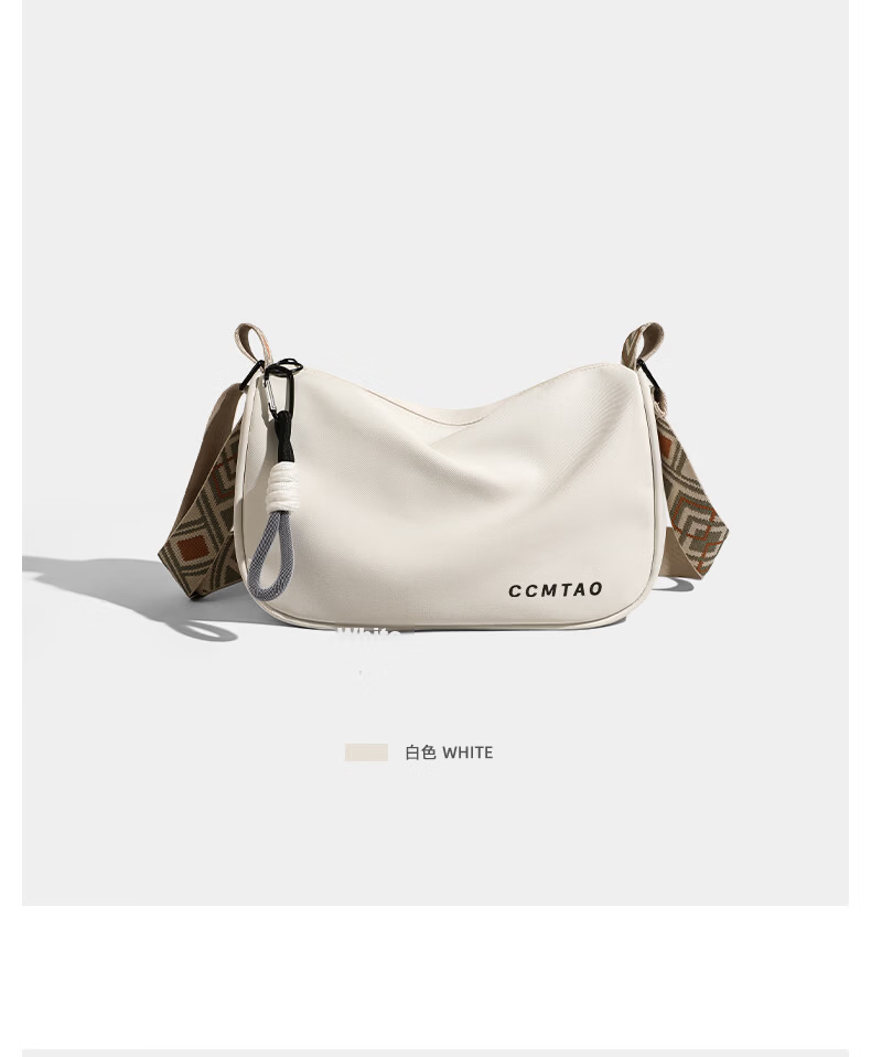 Aegean Sea Women's Shoulder Bag Crossbody Canvas Bag Commuter Fashion Light Luxury Birthday Qixi Valentine's Day Gift for Girlfriend 18