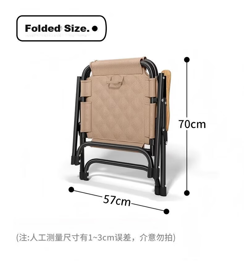 Jingcai Folding Chair Recliner Camping Chair Portable Outdoor Stool Beach Chair JHY8 Gray 19