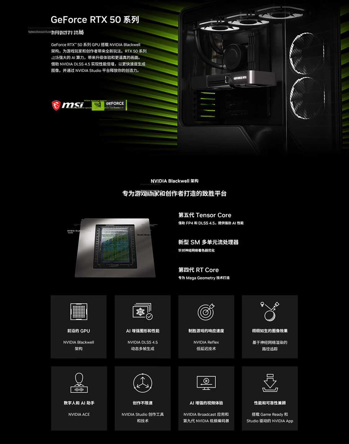 MSI Dragon GeForce RTX 5060 8G GAMING OC V1 AI Inference Gaming Design AI Learning Dedicated Graphics Card 1