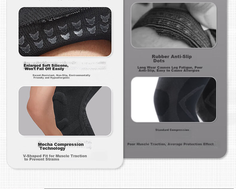 Under Armour Knee Pads, Sports Meniscus Warmth Arthritis Injury Protection Sleeve, Hiking Basketball Badminton Knee Joint Protector, Two Pieces 2