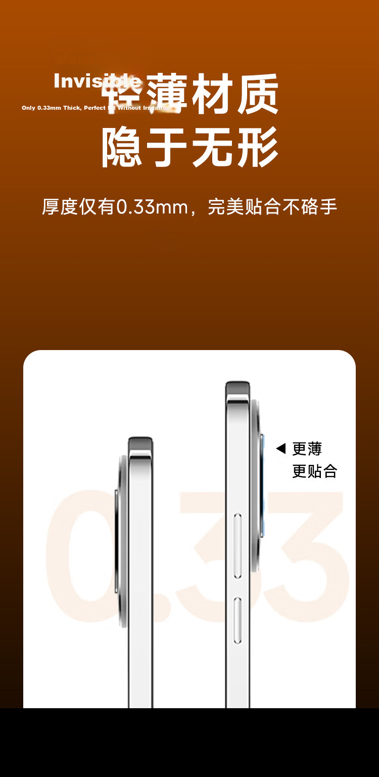 Coollefone [Value Two Sets] Huawei nova 16z Lens Protector Huawei Phone Rear Camera Protective Film AR Anti-Reflective Ultra-Thin HD Drop-Proof Fingerprint Resistant 10