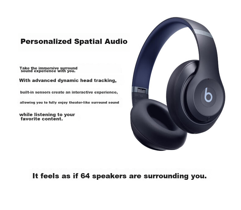 Beats Studio Pro Zheng Qinwen Exclusive Color [2026 Gift Box], Wireless Over-Ear Headphones, Qixi Festival Gift, Compatible with Apple And Android Earphones, Pink with Soft Sand Color 9