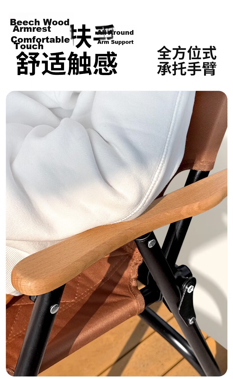Jingcai Folding Chair Recliner Camping Chair Portable Outdoor Stool Beach Chair JHY8 Gray 11