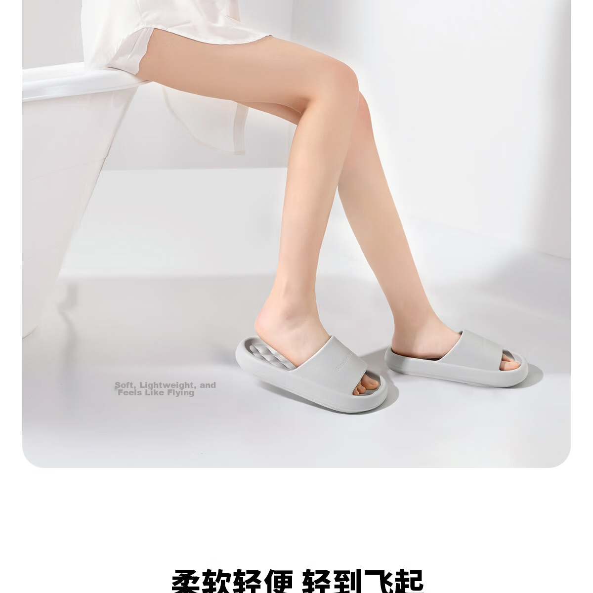 TZLDN Women's Indoor Non-Slip EVA Bathroom Slippers, Summer Men's Comfortable Soft Sole Sandals 5