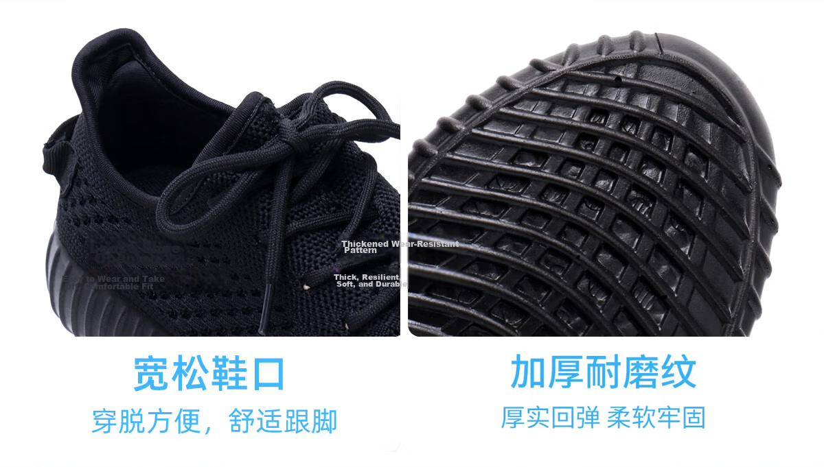 BURUIJING Summer Old Beijing Cloth Shoes Women Mesh Breathable Mom Shoes Sports Casual Shoes 79901 Black 39 10