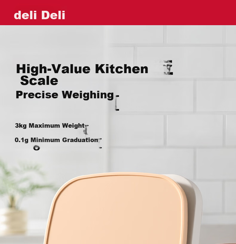 Deli Electronic Kitchen Scale Small Food Baking Household High Precision Gram Weight Scale TE913 1