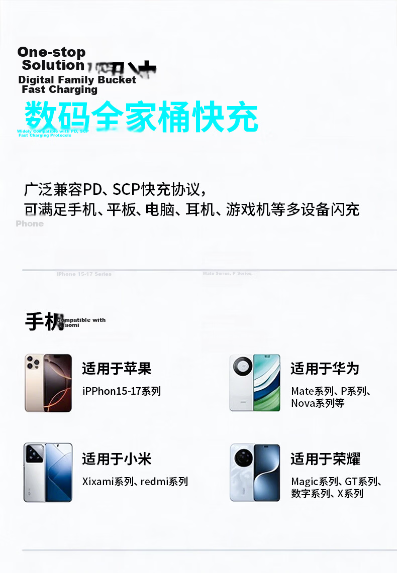 Hisense Type-C Dual-Head PD 240W Super Fast Charging Cable for Huawei Honor Xiaomi Apple 17/16/15 Laptop Car Use Gray Black 2m 20