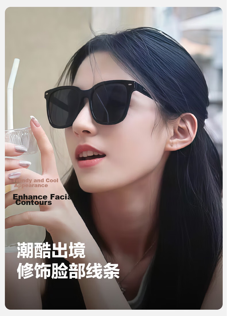 LOHO Folding Sunglasses for Women, 2026 New Polarized Sunglasses for Men, High-End Driving-Specific UV Protection Glasses 3