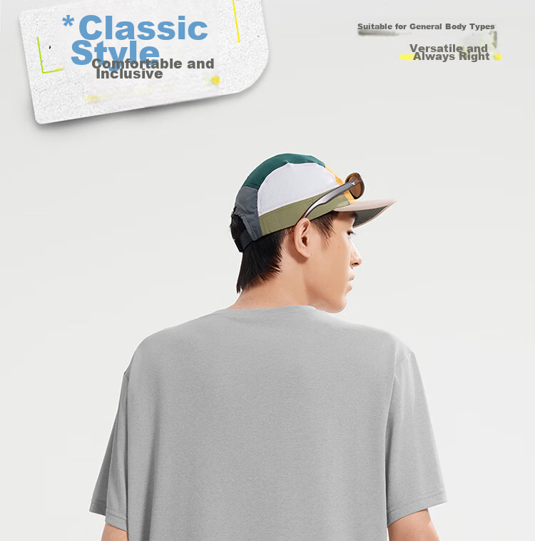 361° Men's T-Shirt Spring Summer New Quick-Dry Loose Outdoor Sports Casual Short Sleeve Top 652623102-2 11
