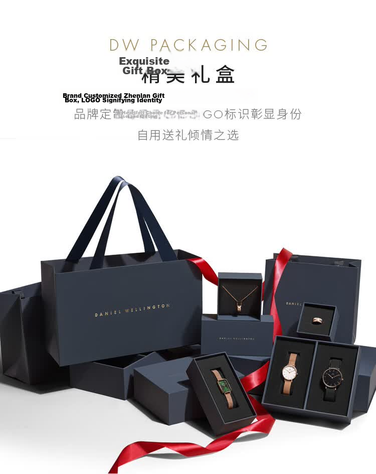 Daniel Wellington DW Men's Watch Niche Luxury Rose Gold Steel Band Quartz Wristwatch Gift Box Qixi Festival Gift for Boyfriend DW307 12