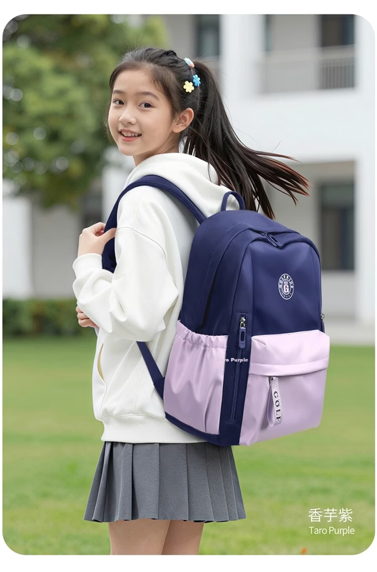 GOLF Kids School Backpack Lightweight Large Capacity Children’s Shoulder Bag for Grades 3-9 Boys and Girls 4