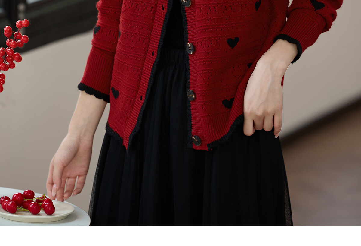 She Enjoy Women's Knitted Cardigan Stand Collar Zipper Sweater Jacket Casual Versatile Knit Outerwear T53Z092 20