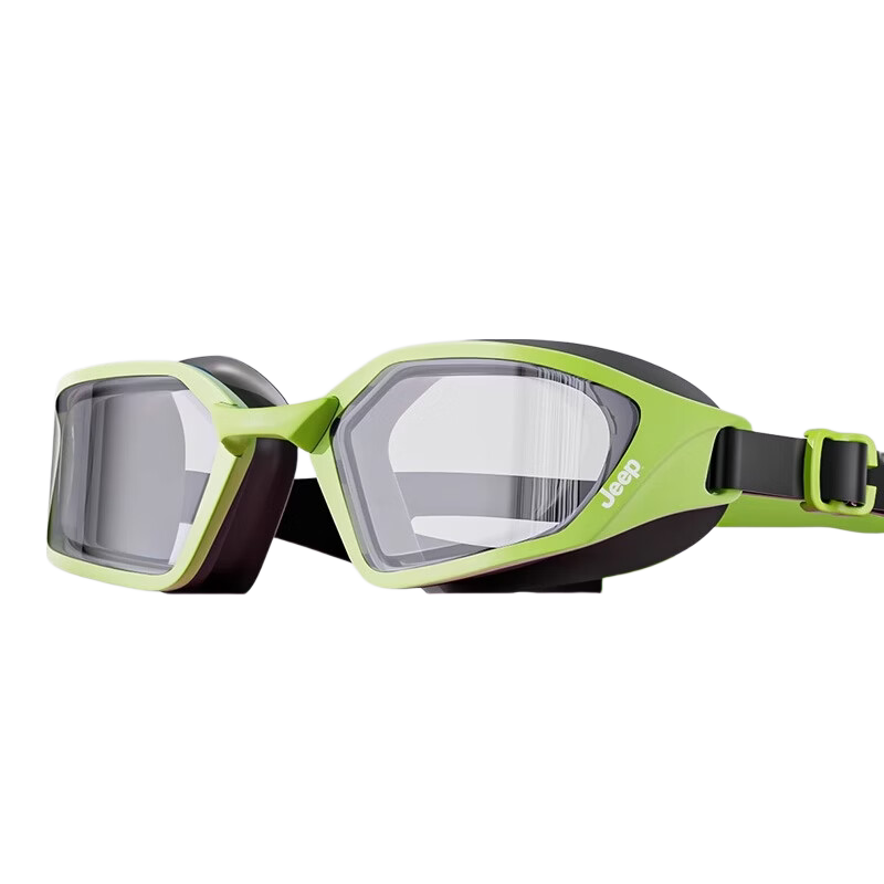 Jeep Kids Swimming Goggles Boys Waterproof Anti-Fog HD Youth Girls Swim Glasses Apple Green