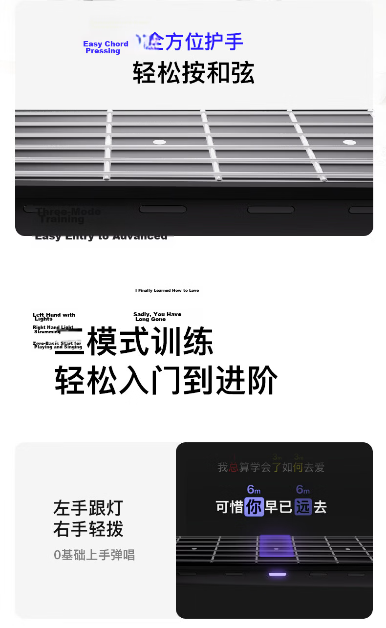 Enya [Ju Jingyi's Choice] CyberG Acoustic-Electric Guitar, Auto-Tune Beginner Smart Guitar 17