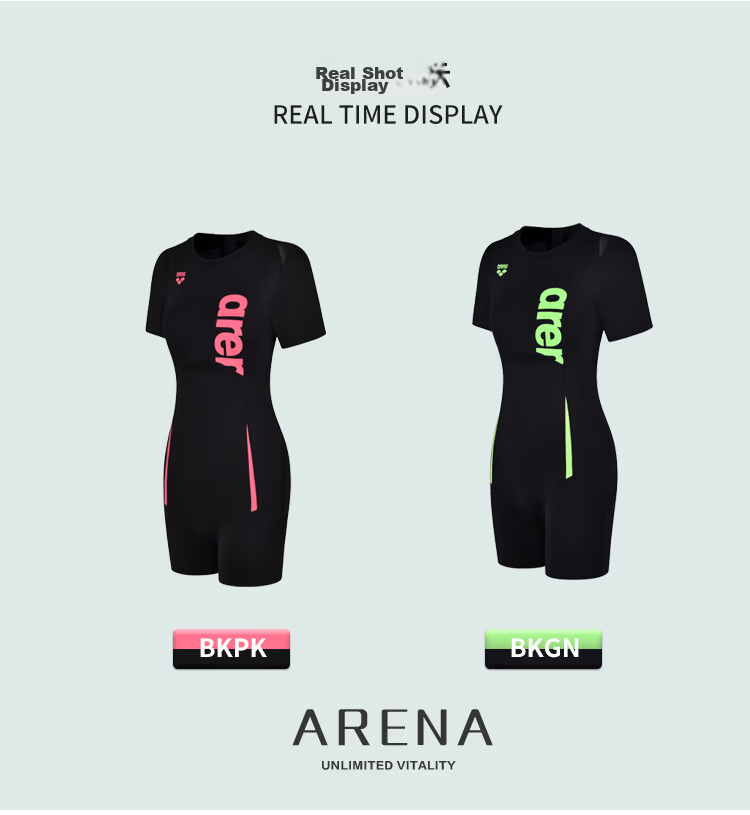 Arena Women's Professional Slim Fit Sun-Protective Short Sleeve One-Piece Swimwear Chlorine-Resistant Spa Swimsuit 8