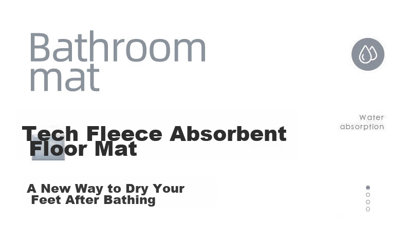 Aijiepu Bathroom Mat Non-Slip Quick-Dry Water Absorbent Door Mat Home Entrance Rug 40*60cm 1