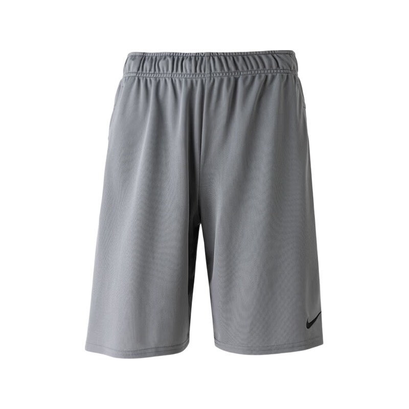 NIKE Men's Athletic Shorts, 9-Inch Knee-Length, Unlined, Summer Breathable Quick-Dry Shorts, IF2183-084, Gray, Size L