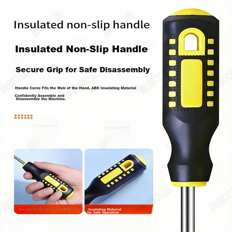 Eastern Industrial Desktop Computer Screwdriver Set with Strong Magnetic Bits for Case Cleaning, Thermal Paste Replacement, and Assembly 4