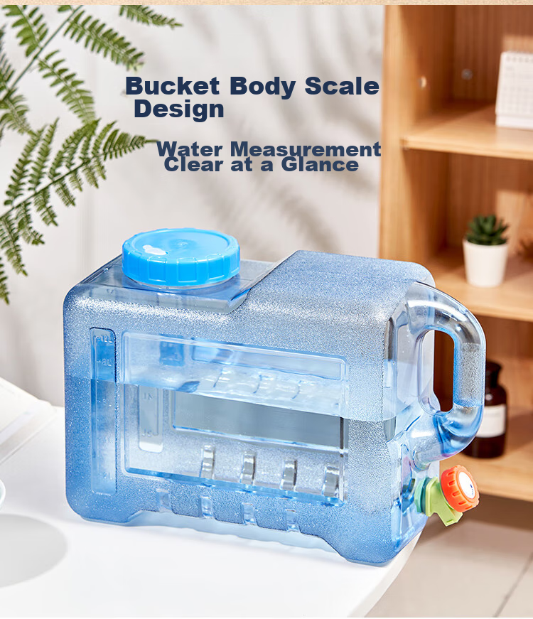 Suncojia Water Bucket, Outdoor Water Storage Bag with Tap, Portable Handheld Water Bag, Large Capacity Sandbag, Foldable Water Bucket 9