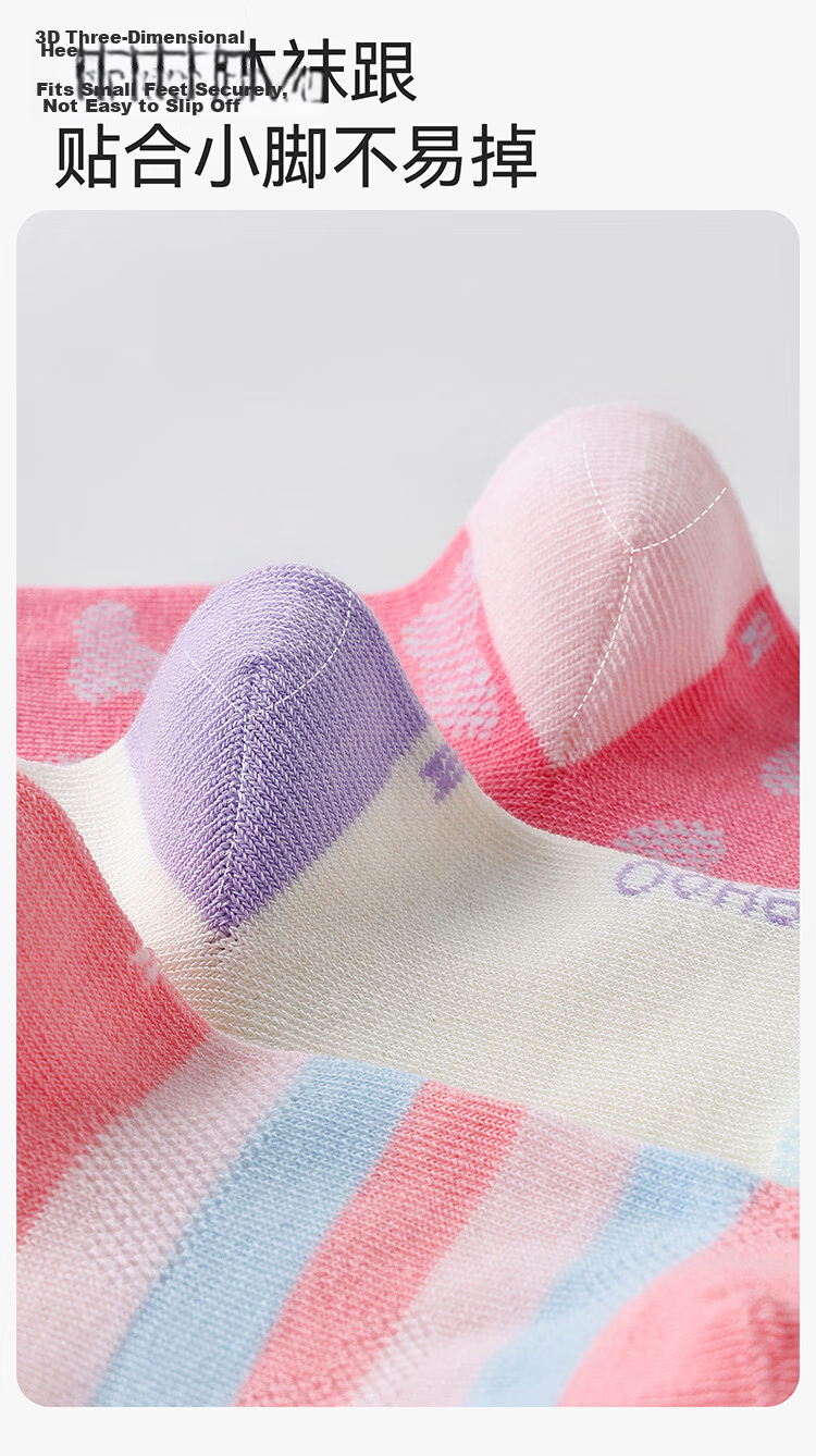 YEEHOO Deodorizing Sports Socks Antibacterial Thin Kids Anti-Pilling Mesh Mid-Calf Cartoon Socks for Boys and Girls 15