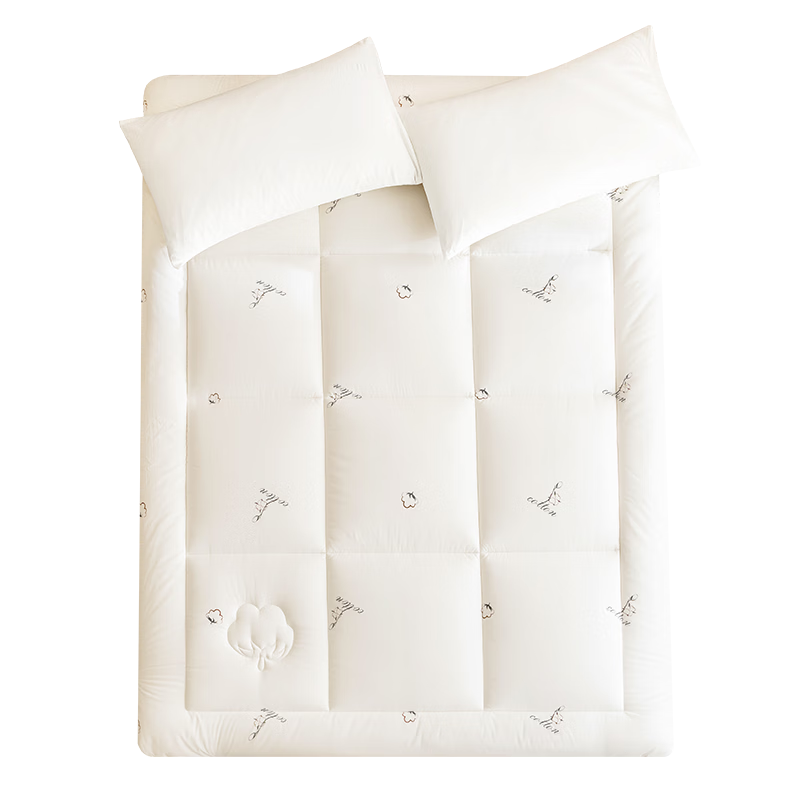 SleepHero 100% Natural Xinjiang Cotton Mattress Pad, Thickened 5 Jin National Standard Class A, Suitable for Students All Seasons, 150x200cm